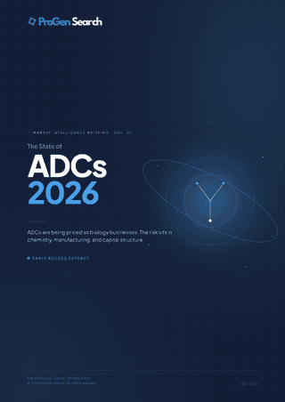 Front cover of The State of ADCs 2026 - Early Access Extract, ProGen Search